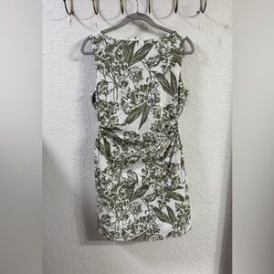 Abercrombie & Fitch Stretch Cotton Cutout Mini Dress